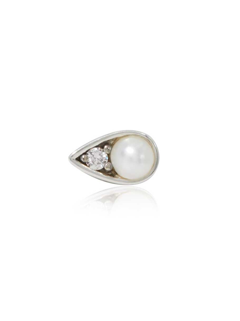 sterling-silver-pearl-diamond-teardrop-stud-earring