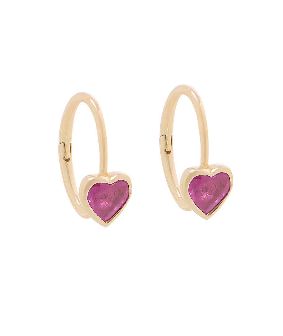 10kt-gold-ruby-heart-cuff-hoop-earrings