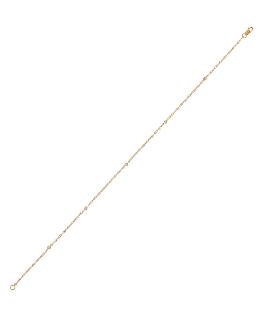 white-topaz-chain-anklet